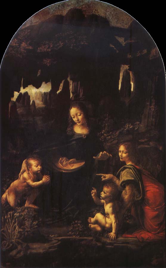 Leonardo  Da Vinci Virgin of the Rocks